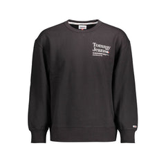 Suéter de algodón negro de Tommy Hilfiger