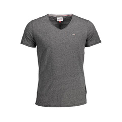 Camiseta de algodón negra de Tommy Hilfiger