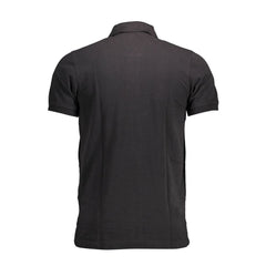 Polo de algodón negro de Tommy Hilfiger