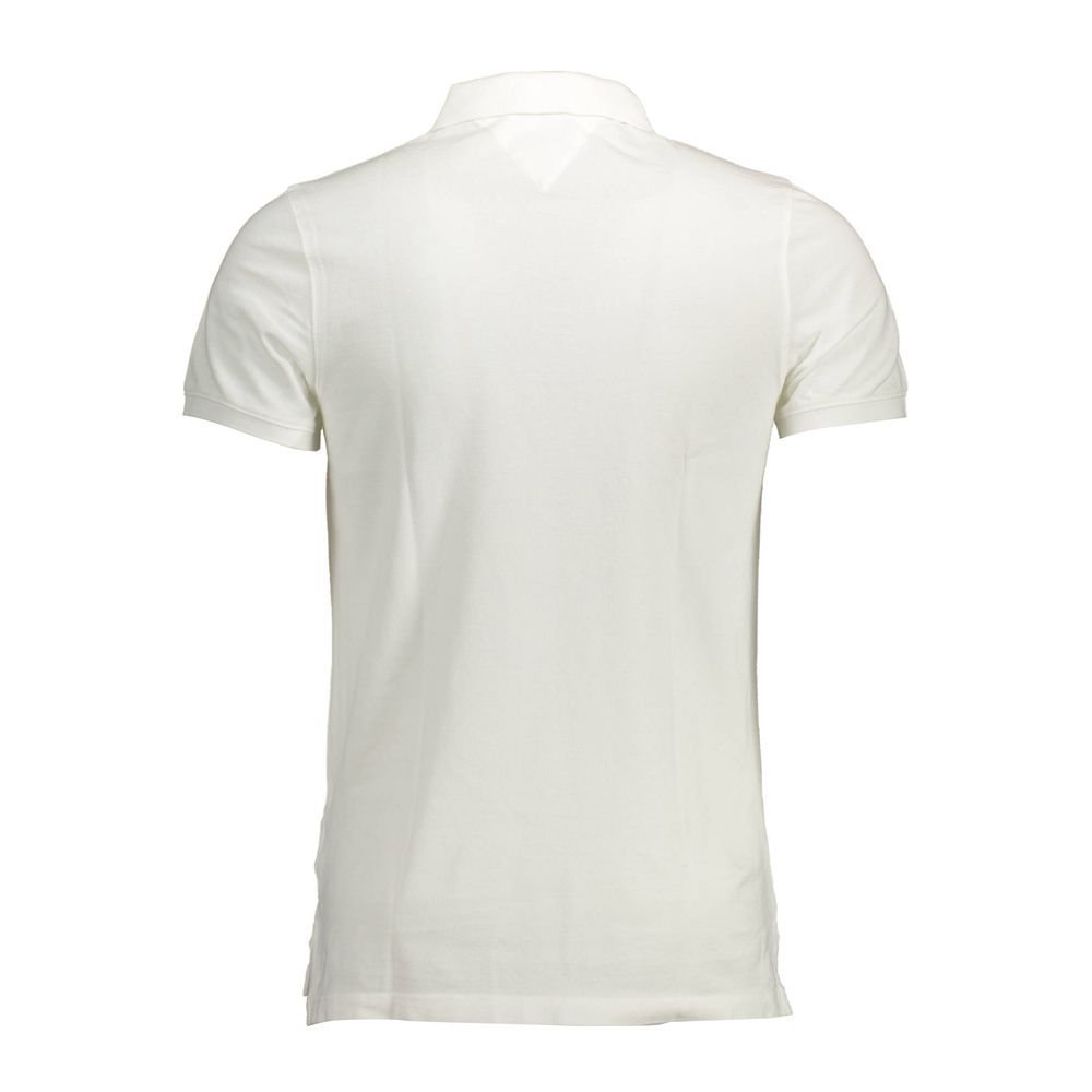 Polo de algodón blanco de Tommy Hilfiger