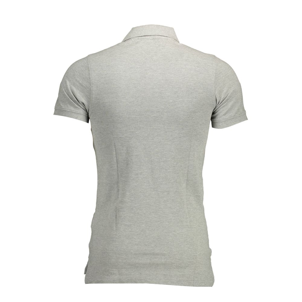 Polo de algodón gris de Tommy Hilfiger