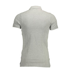 Polo de algodón gris de Tommy Hilfiger