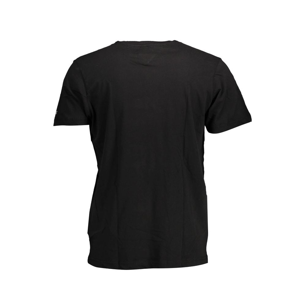 Camiseta de algodón negra de Tommy Hilfiger