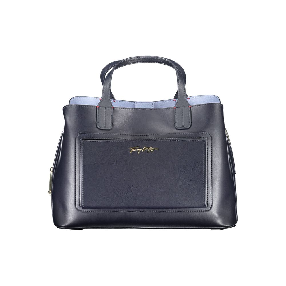 Bolso de polietileno azul Tommy Hilfiger