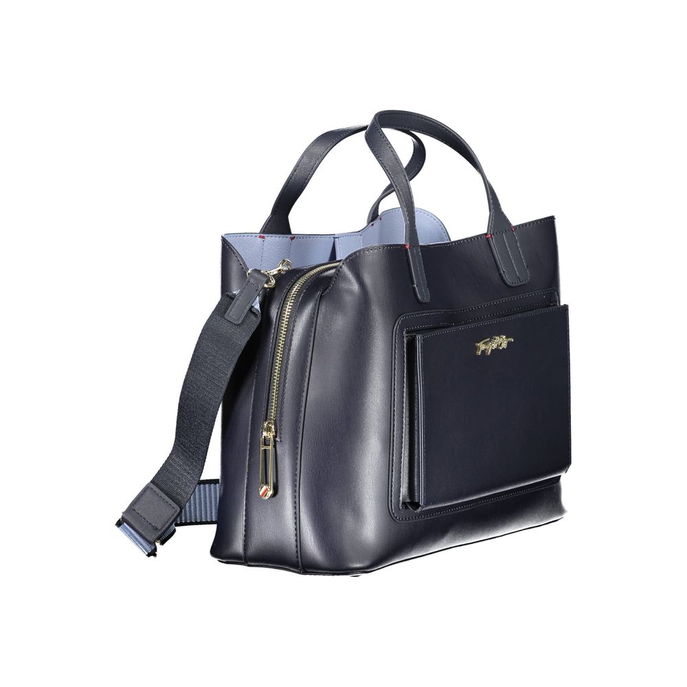 Bolso de polietileno azul Tommy Hilfiger