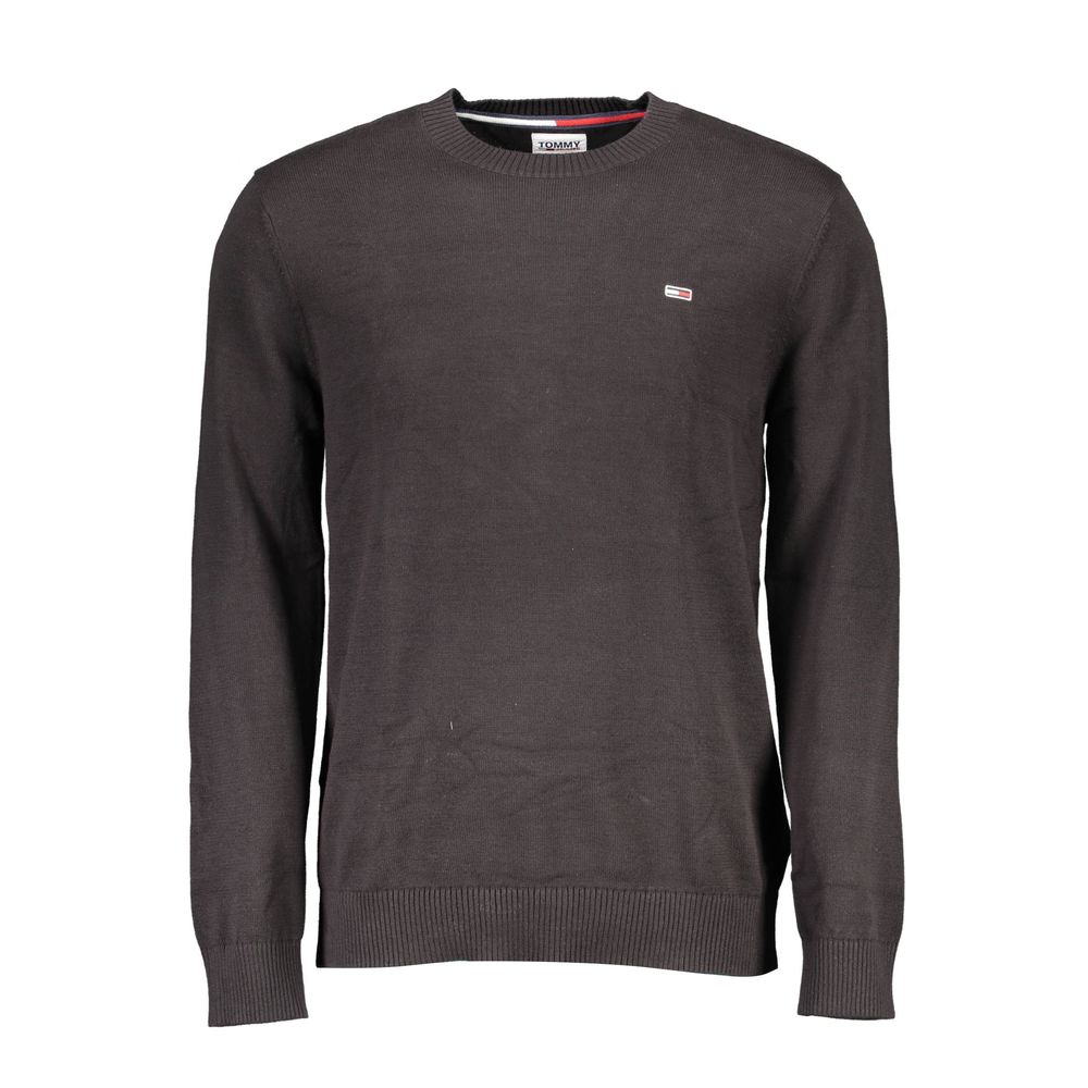 Suéter de algodón negro de Tommy Hilfiger
