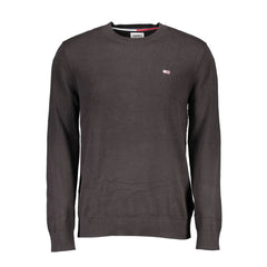 Suéter de algodón negro de Tommy Hilfiger