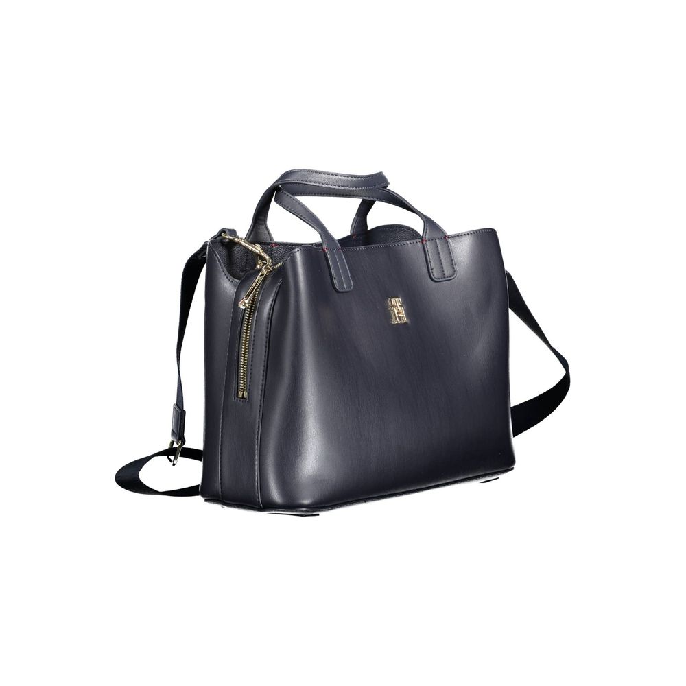 Bolso de polietileno azul Tommy Hilfiger