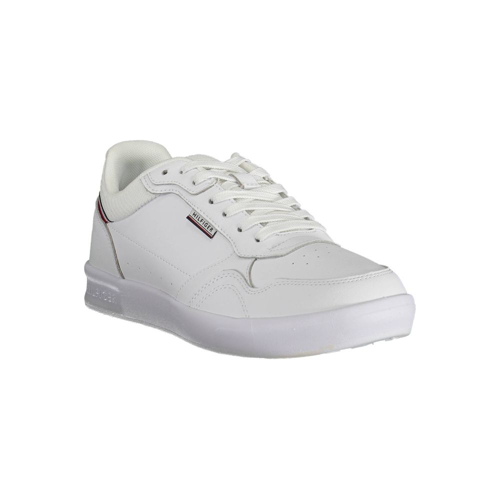 Zapatillas blancas de poliéster de Tommy Hilfiger