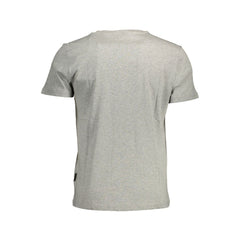 Camiseta de algodón gris Napapijri