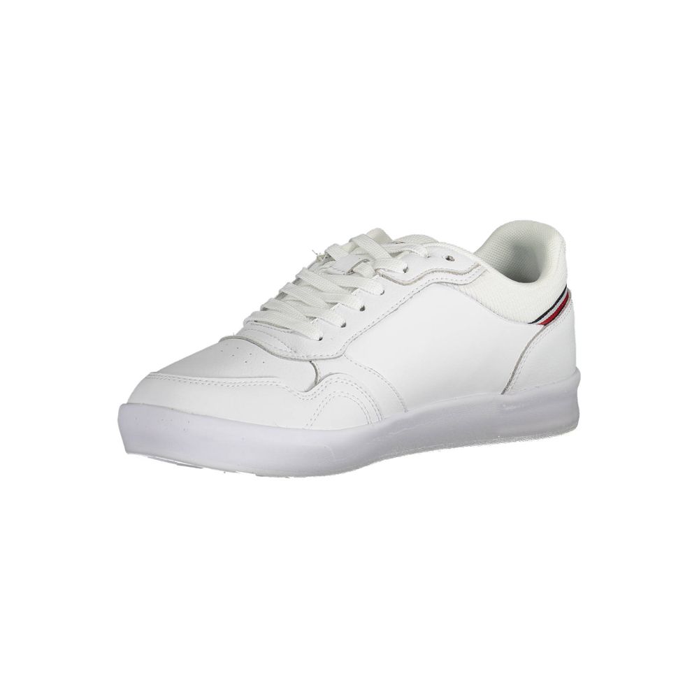 Zapatillas blancas de poliéster de Tommy Hilfiger