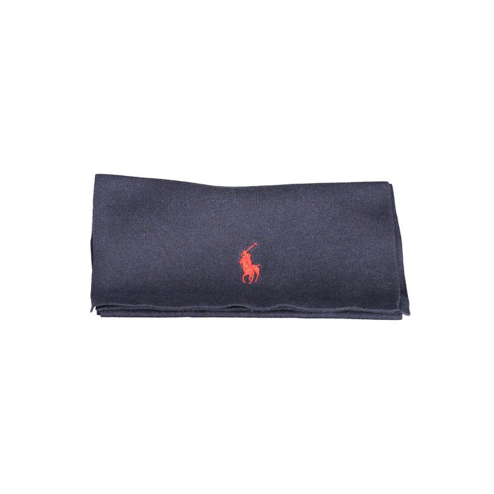 Bufanda de algodón azul Ralph Lauren