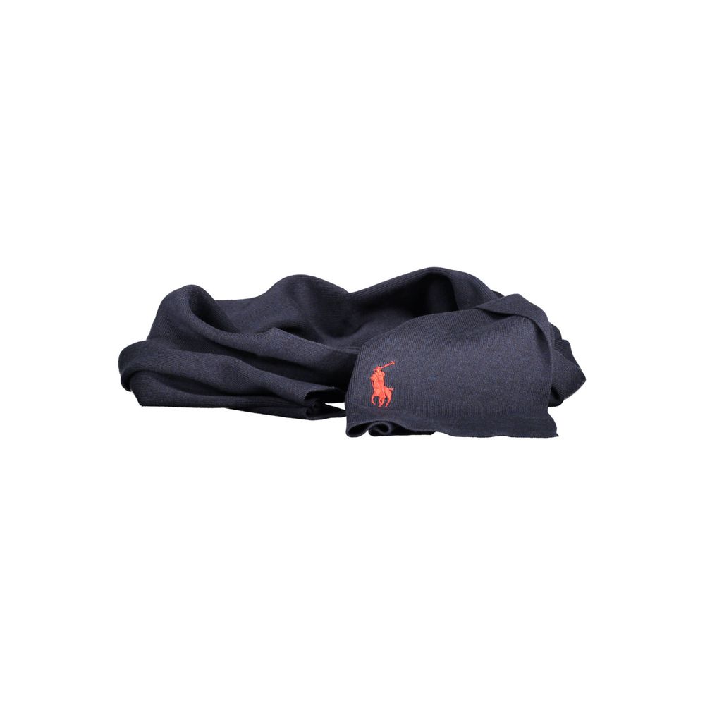 Bufanda de algodón azul Ralph Lauren
