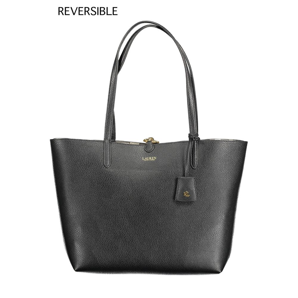 Bolso de mano Ralph Lauren de polietileno negro