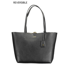 Bolso de mano Ralph Lauren de polietileno negro