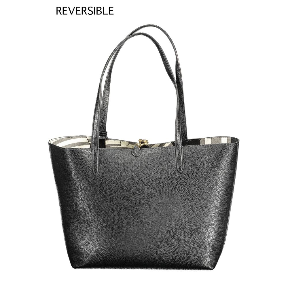 Bolso de mano Ralph Lauren de polietileno negro