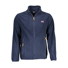 Suéter de poliéster azul de Noruega 1963