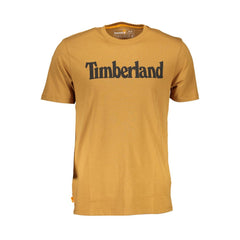Camiseta de algodón marrón de Timberland