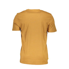 Camiseta de algodón marrón de Timberland