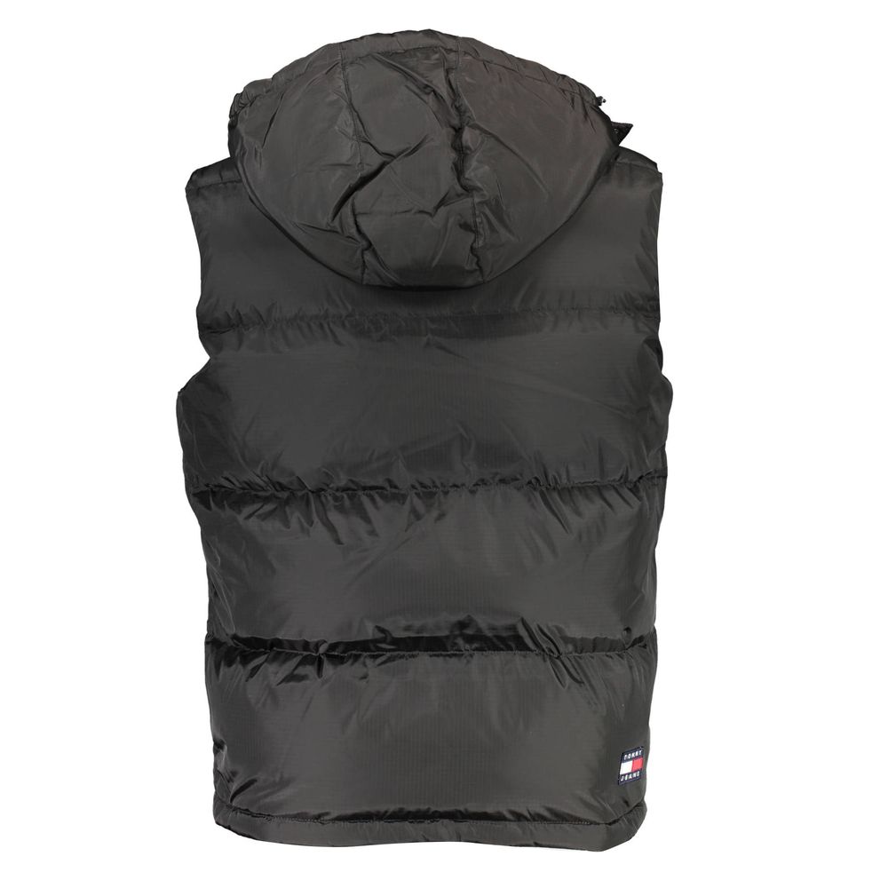 Chaqueta de poliéster negra Tommy Hilfiger