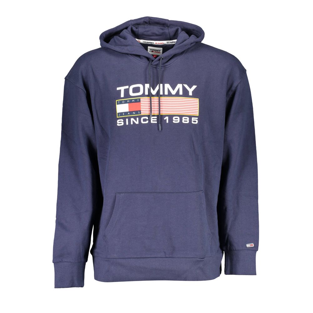 Suéter de algodón azul Tommy Hilfiger