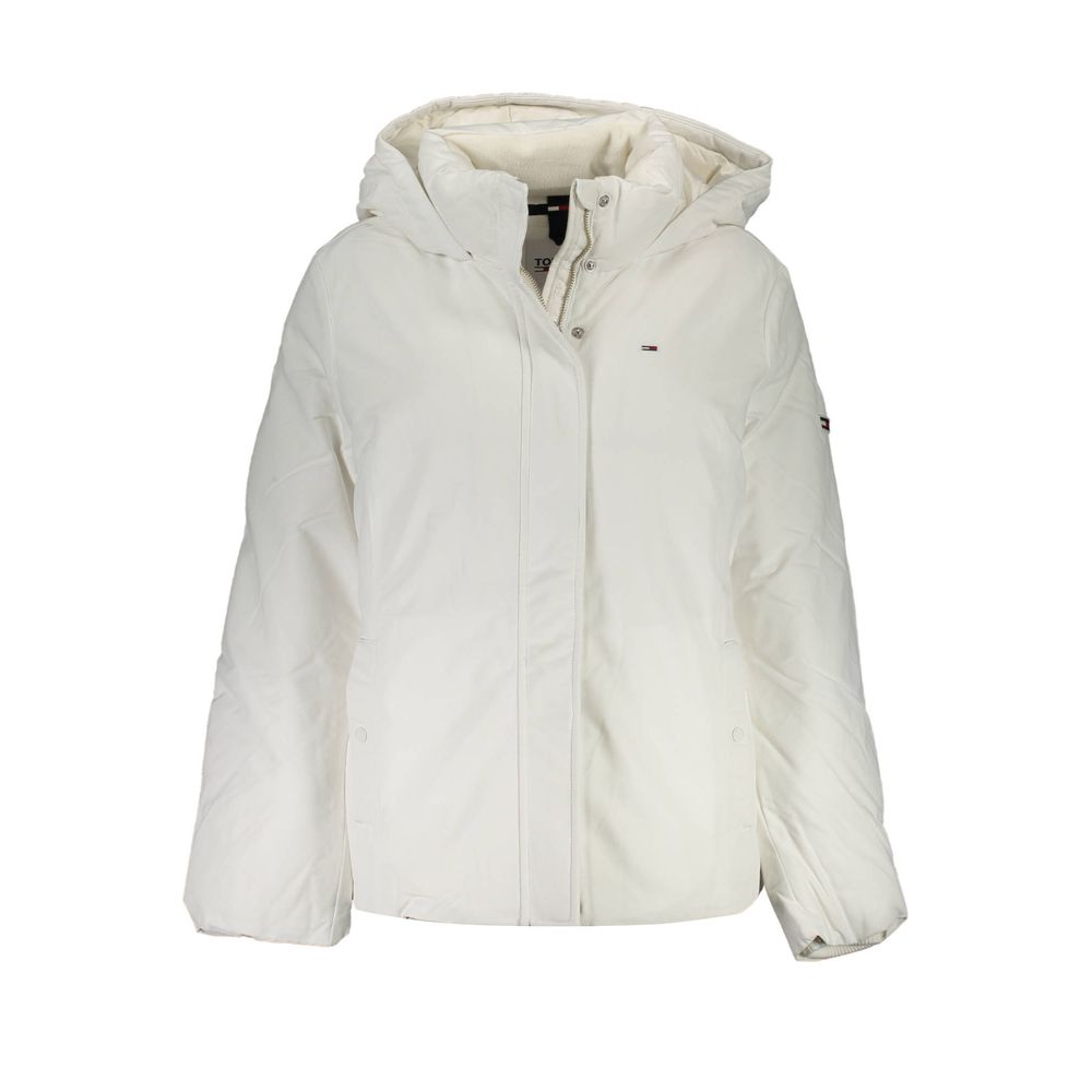 Chaquetas y abrigos de poliamida blancos de Tommy Hilfiger
