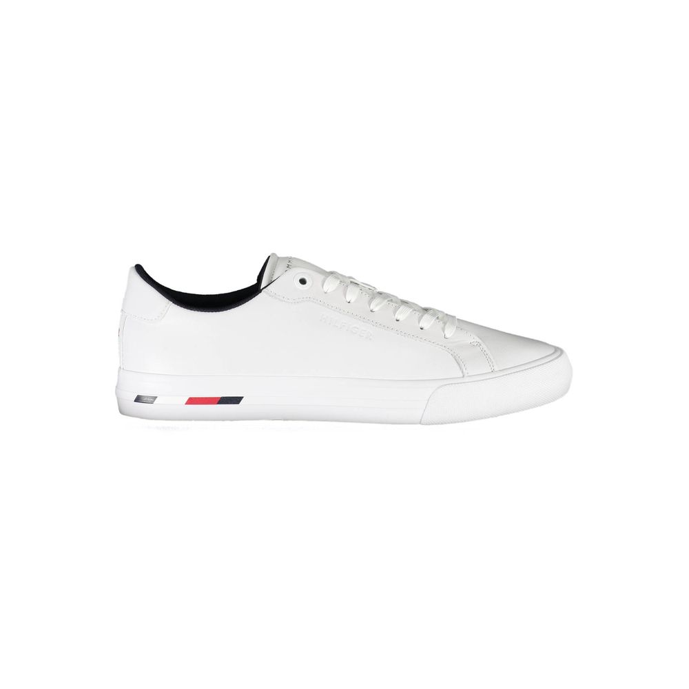 Zapatillas blancas de poliéster de Tommy Hilfiger