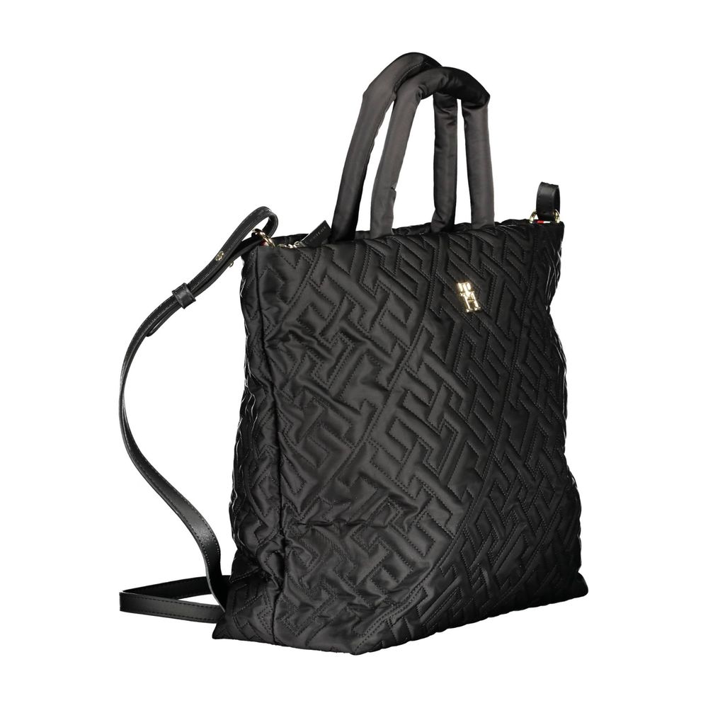 Bolso de mano Tommy Hilfiger de poliéster negro