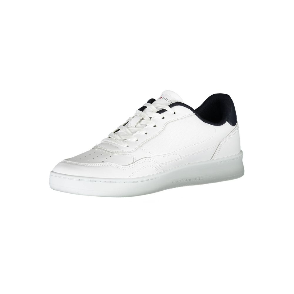 Zapatillas blancas de poliéster de Tommy Hilfiger