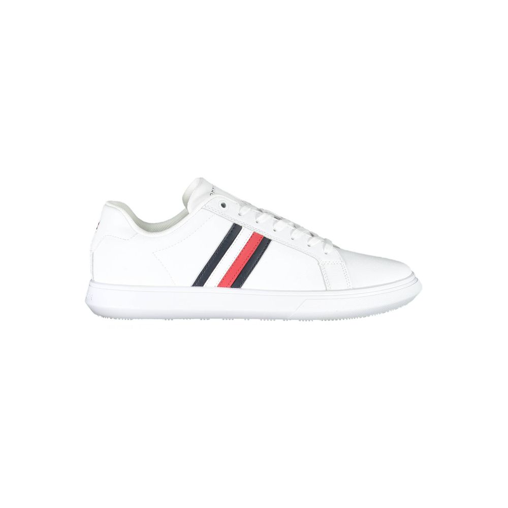 Zapatillas blancas de poliéster de Tommy Hilfiger