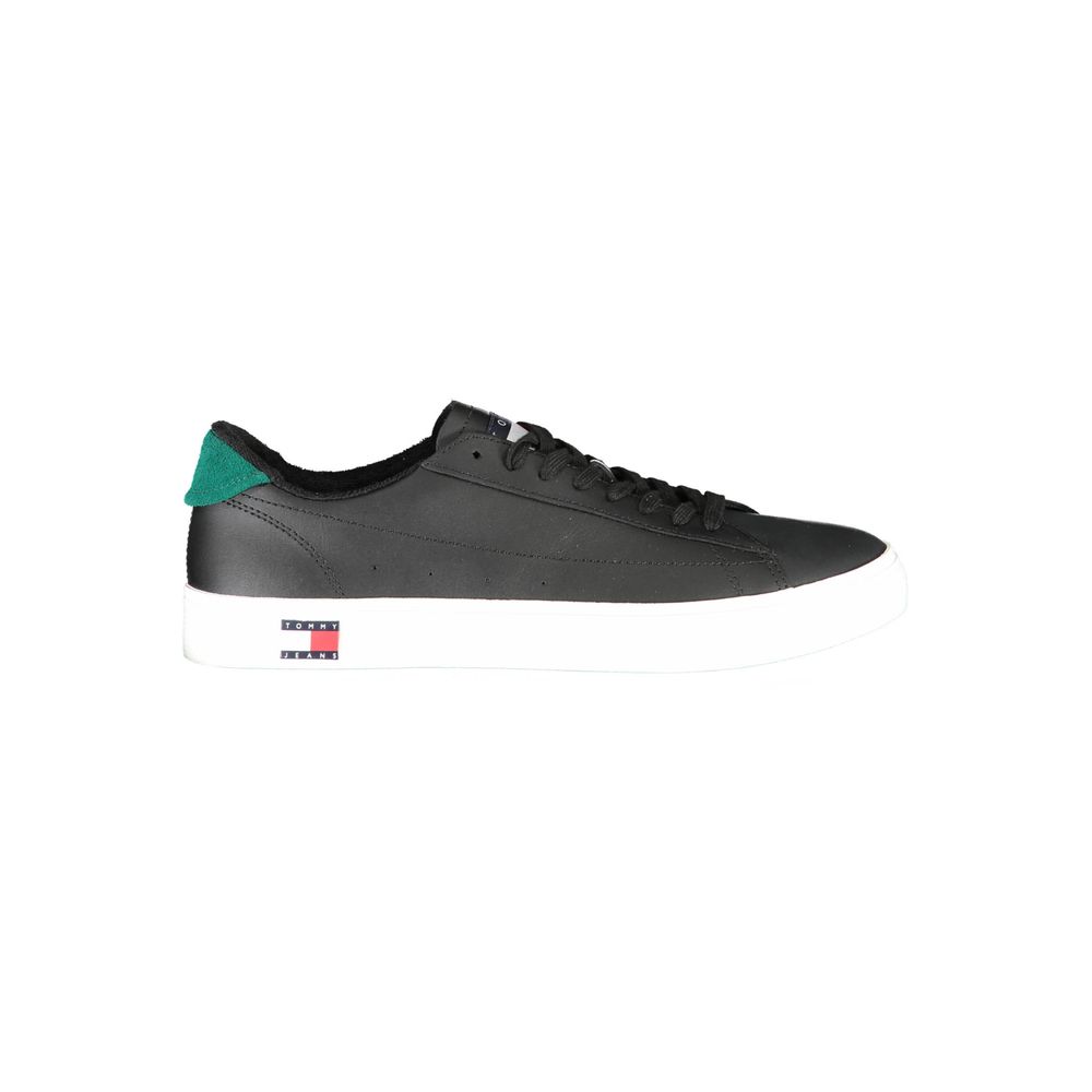 Zapatillas Tommy Hilfiger negras de poliéster