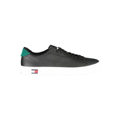 Zapatillas Tommy Hilfiger negras de poliéster