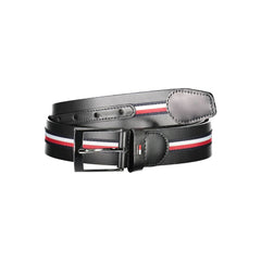 Cinturón de cuero negro Tommy Hilfiger