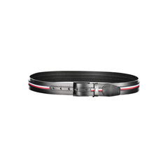 Cinturón de cuero negro Tommy Hilfiger