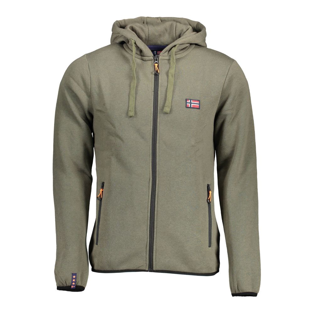 Suéter de algodón verde de Noruega 1963