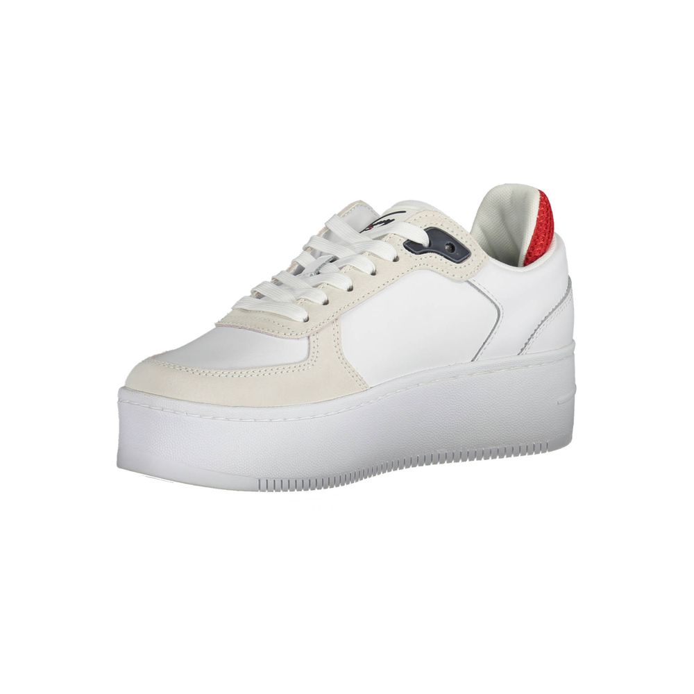 Zapatillas blancas de poliéster de Tommy Hilfiger