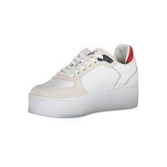 Zapatillas blancas de poliéster de Tommy Hilfiger