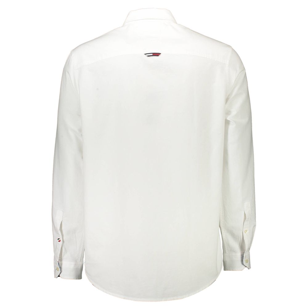 Camisa de algodón blanca de Tommy Hilfiger