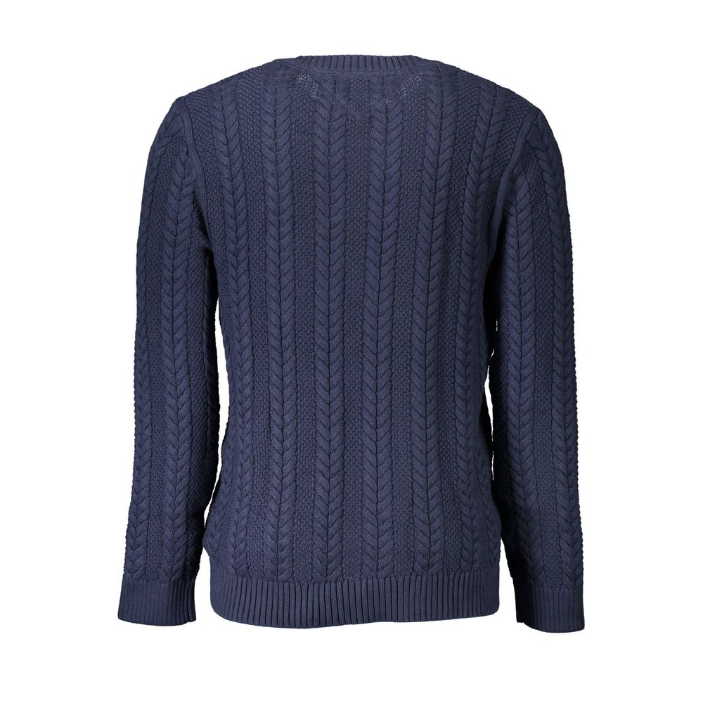 Suéter de algodón azul Tommy Hilfiger