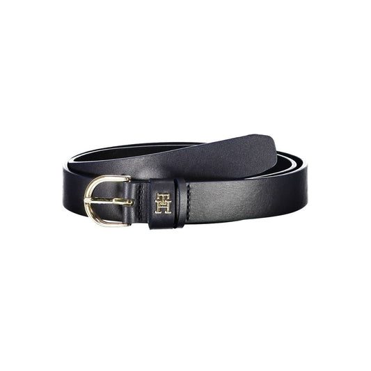 Cinturón de cuero azul Tommy Hilfiger