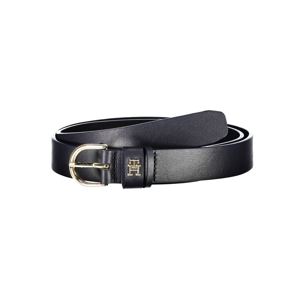 Cinturón de cuero azul Tommy Hilfiger