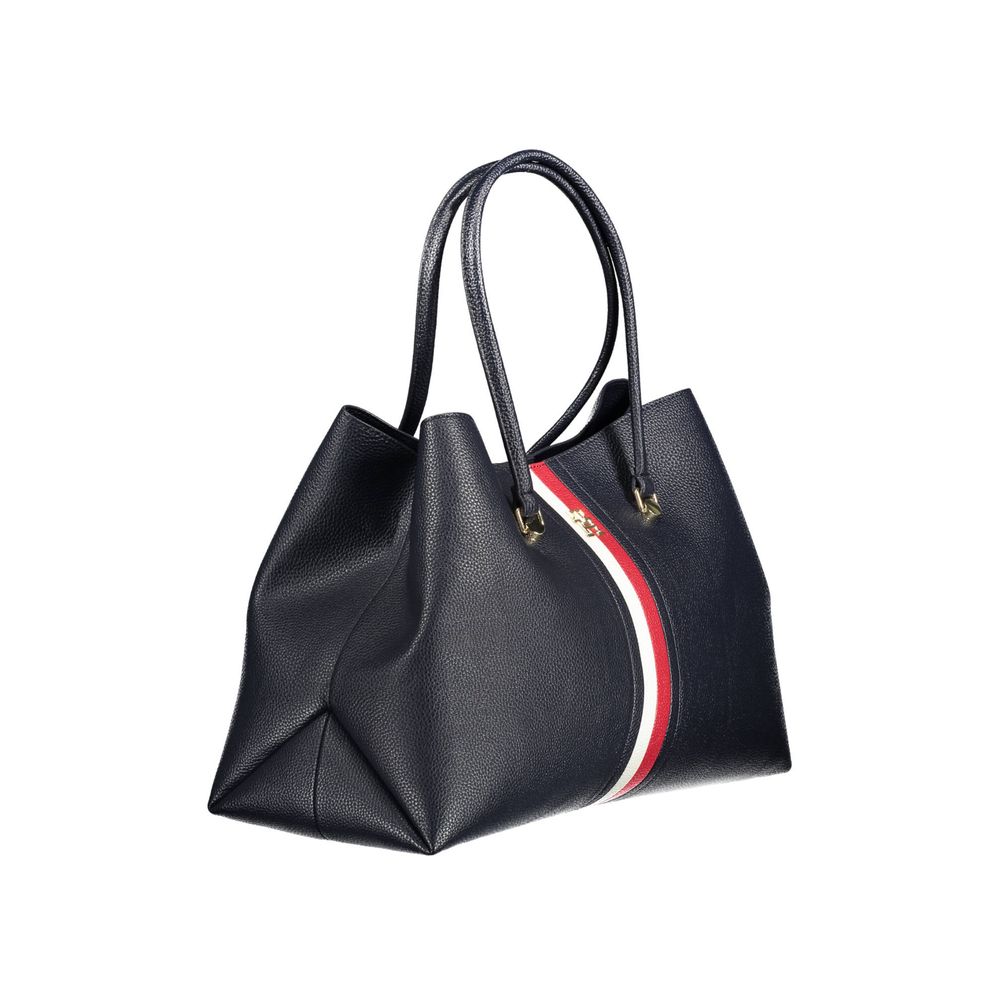 Bolso de polietileno azul Tommy Hilfiger