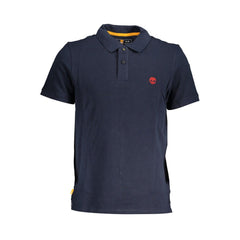 Polo de algodón azul Timberland