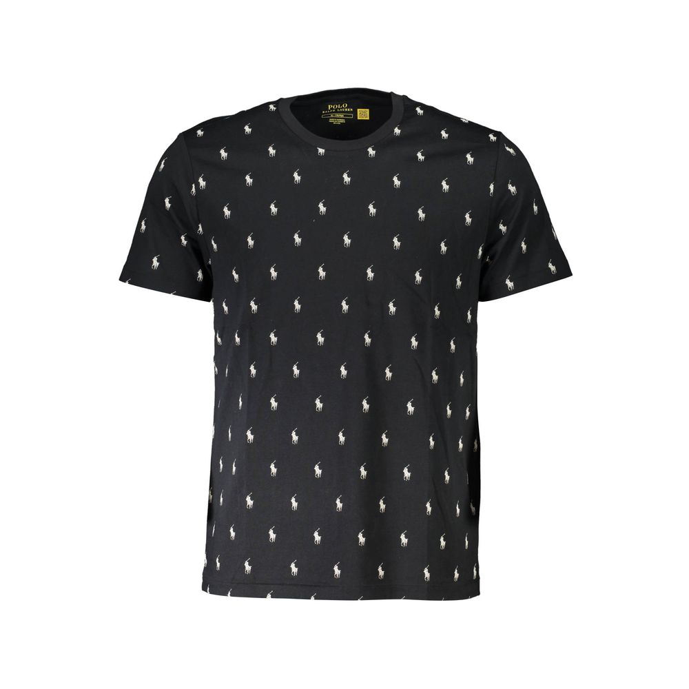 Camiseta de algodón negra Ralph Lauren