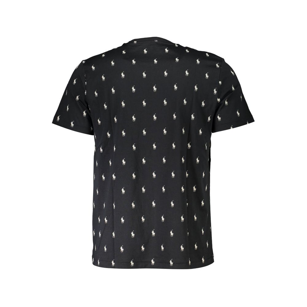 Camiseta de algodón negra Ralph Lauren