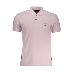 Polo de algodón rosa de Napapijri