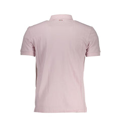 Polo de algodón rosa de Napapijri