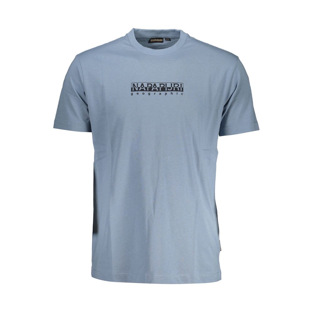 Camiseta de algodón azul Napapijri