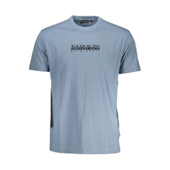 Camiseta de algodón azul Napapijri