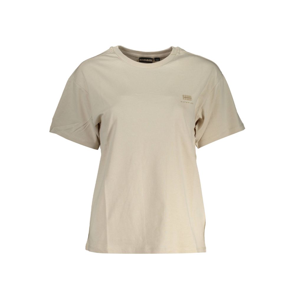 Tops y camisetas de algodón beige de Napapijri